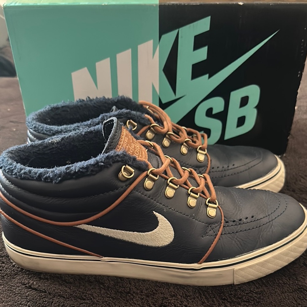 Nike SB Blue and Brown Sneakers